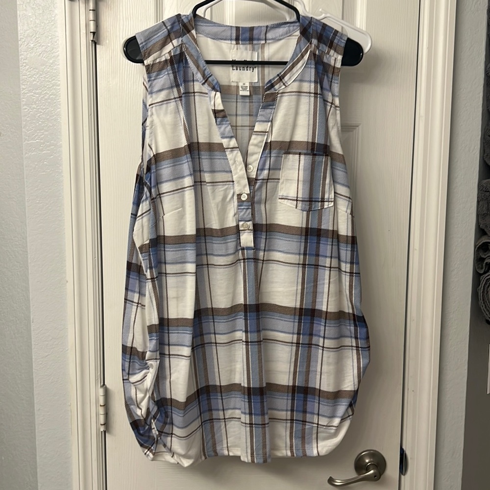 Flannel sleeveless - Picture 1 of 1